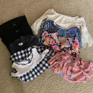 Lot of 10-12 Girls Tops